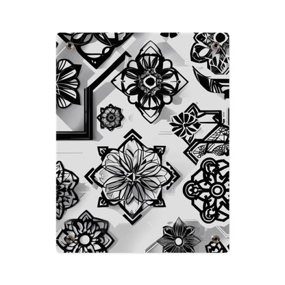 Elegant Rustic Floral Acrylic Wall Art Panels