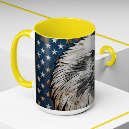 Coffee Mug Patriotic Eagle American Memorial Day Cup