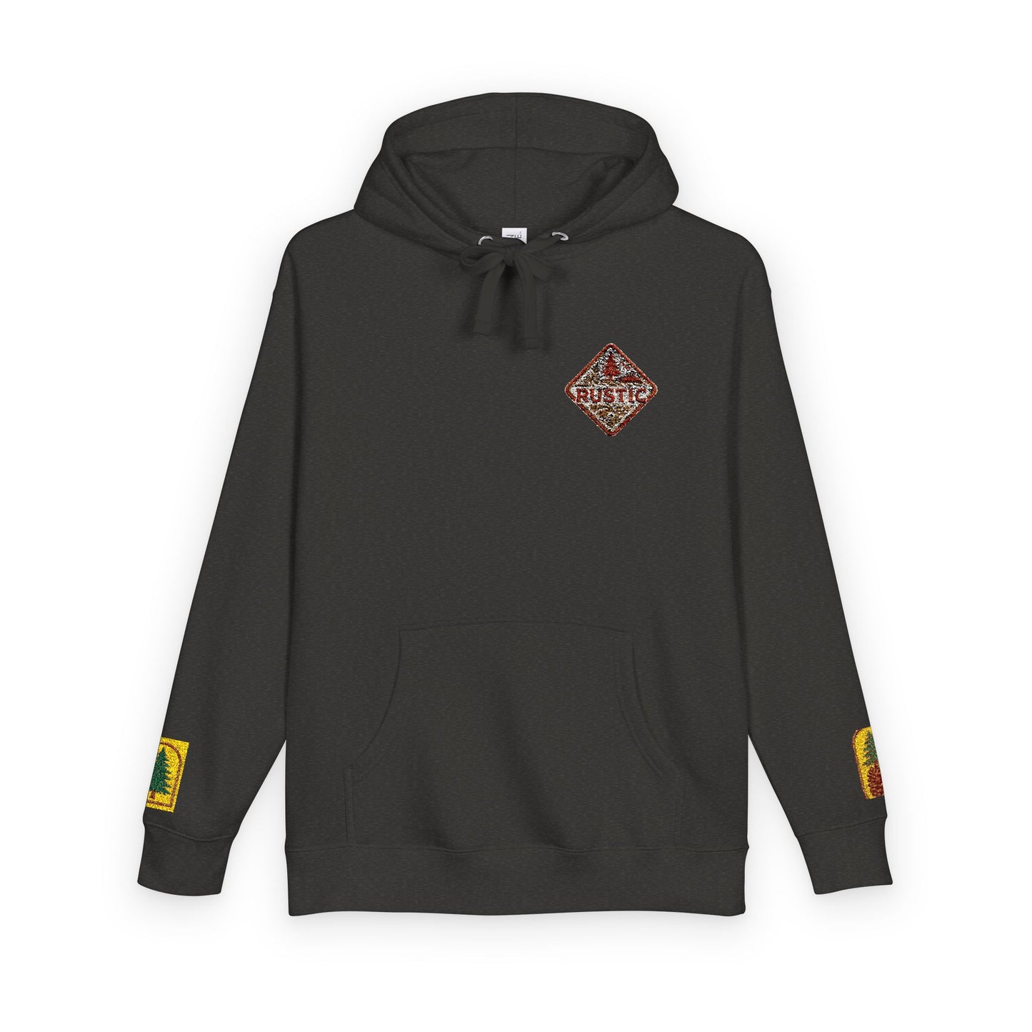 Cozy Rustic Graphic Hoodie - Unisex Fleece Pullover