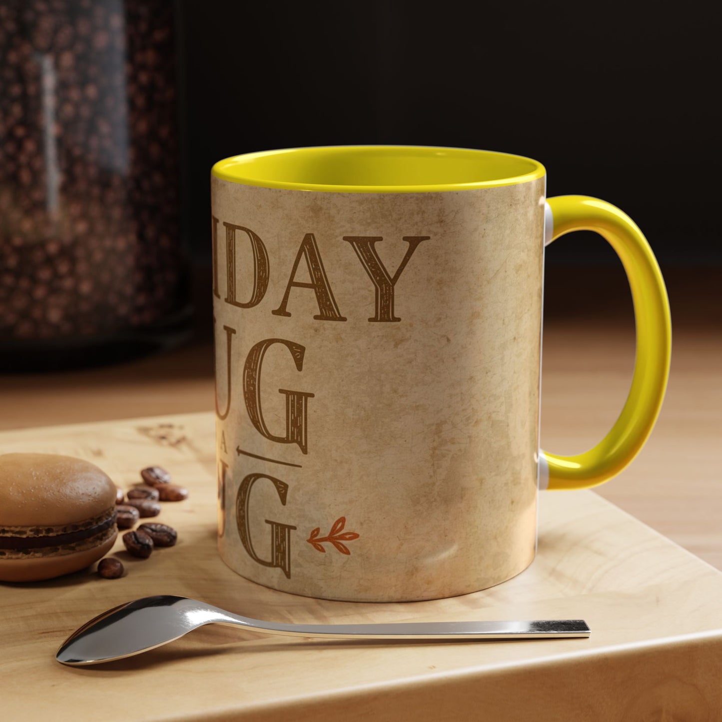 Rustic Holiday Hug Coffee Mug