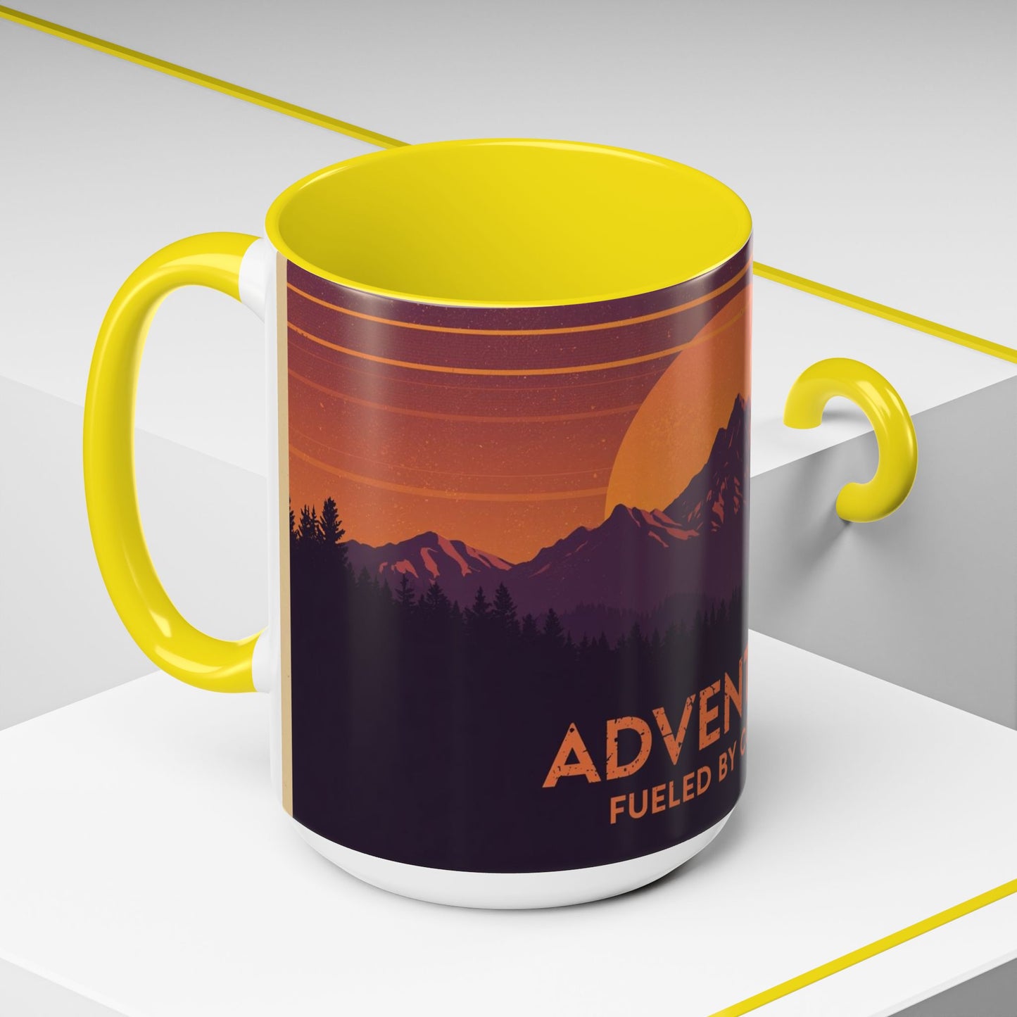 Adventure Coffee Mug - Fueled by Coffee