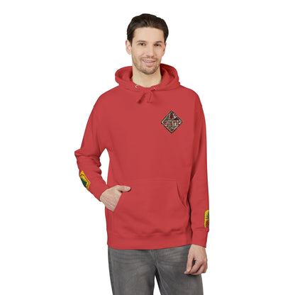 Cozy Rustic Graphic Hoodie - Unisex Fleece Pullover