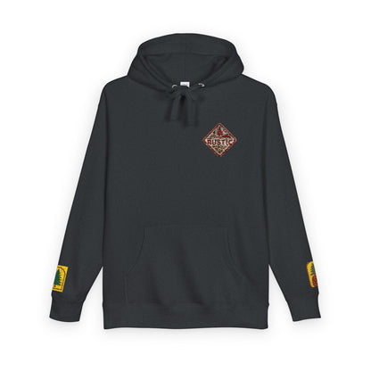 Cozy Rustic Graphic Hoodie - Unisex Fleece Pullover