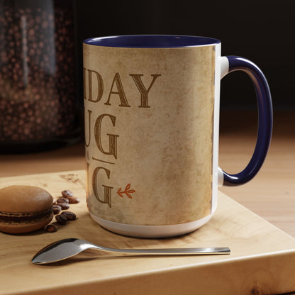 Rustic Holiday Hug Coffee Mug