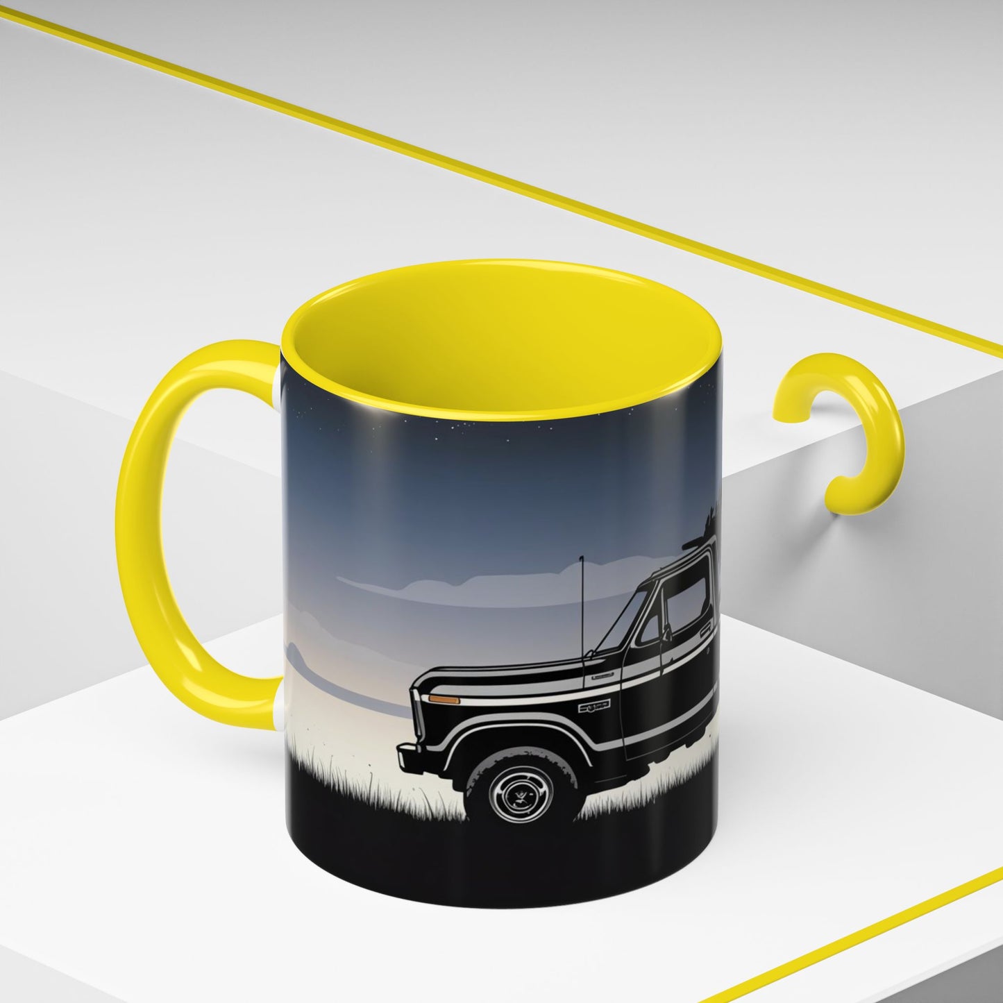 Coffee Mug - Rustic Pickup Truck Vintage Nature Lover Camping Cup