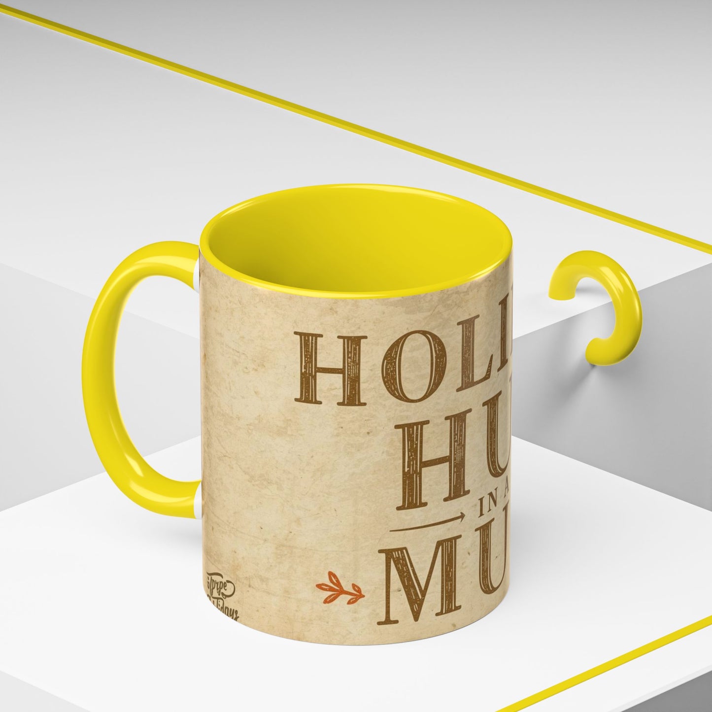 Rustic Holiday Hug Coffee Mug