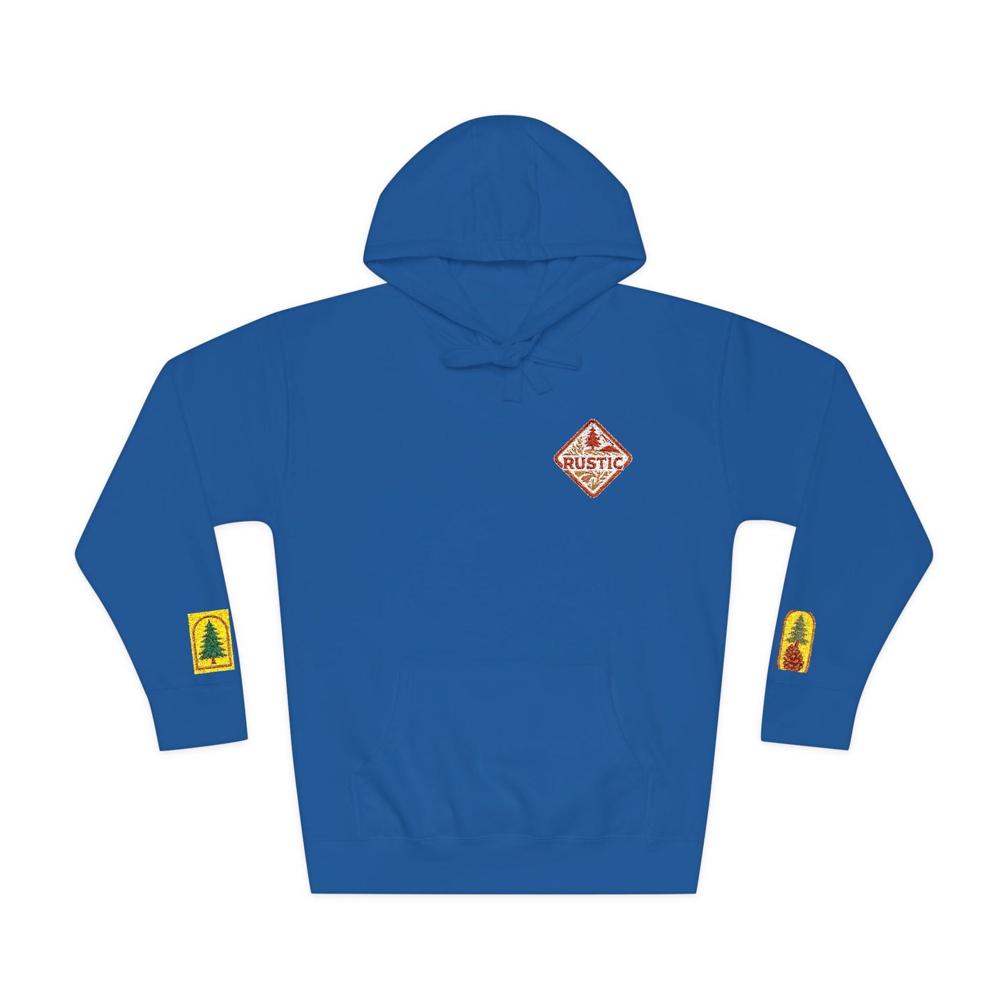 Cozy Rustic Graphic Hoodie - Unisex Fleece Pullover