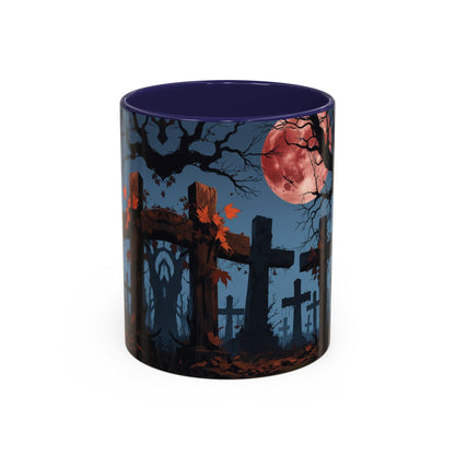 Coffee Mug - Gothic Cemetery | Spooky Halloween Decor, Nightmare Gift