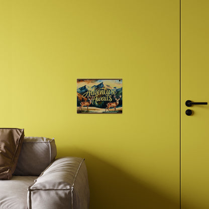 Adventure Awaits Acrylic Wall Panel – Rustic Wilderness & Nature-Inspired Home Decor