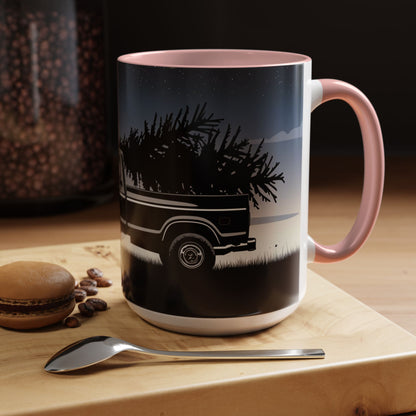 Coffee Mug - Rustic Pickup Truck Vintage Nature Lover Camping Cup