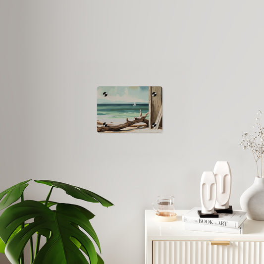 Beachside Acrylic Wall Art – Coastal Luxe Home Accent
