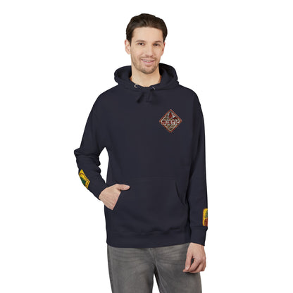 Cozy Rustic Graphic Hoodie - Unisex Fleece Pullover
