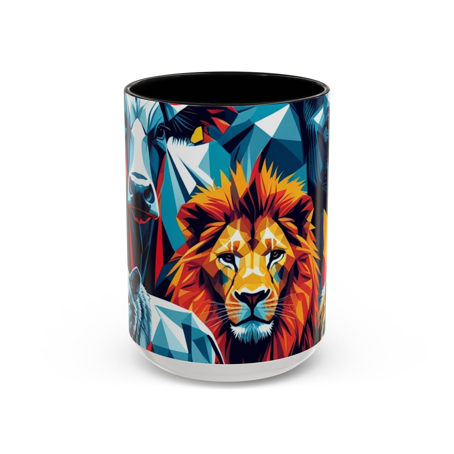 Vibrant Animal Art Coffee Mug - Bold Wildlife Design Gift