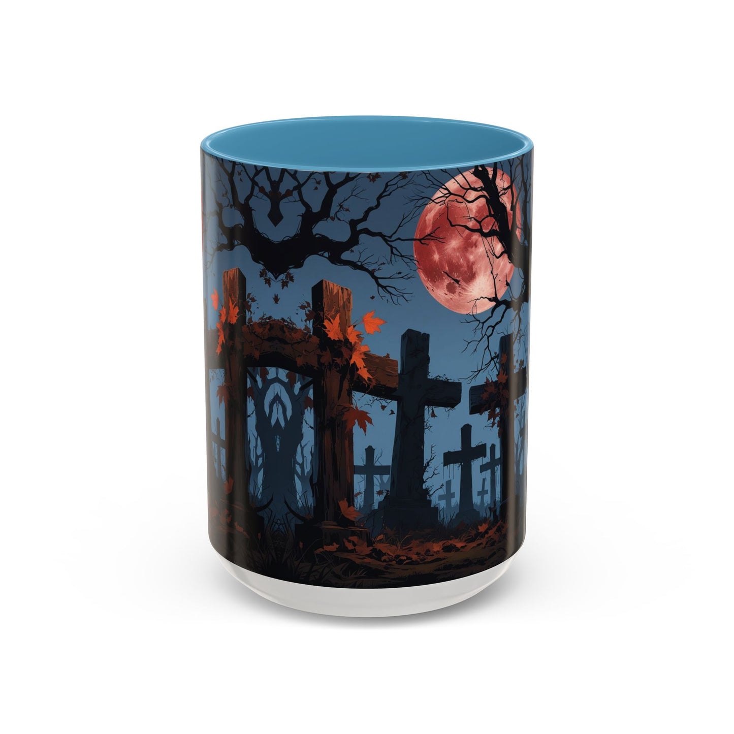 Coffee Mug - Gothic Cemetery | Spooky Halloween Decor, Nightmare Gift