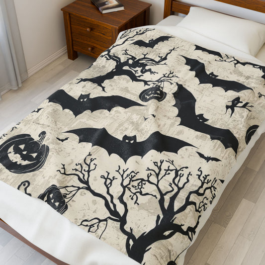 Halloween Velveteen Plush Blanket