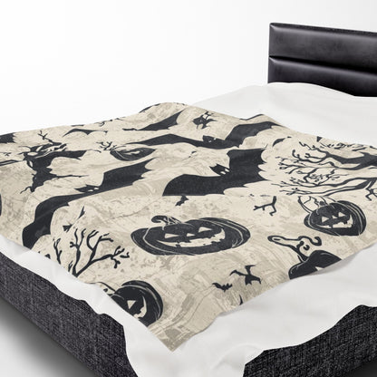 Halloween Velveteen Plush Blanket