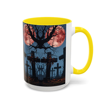 Coffee Mug - Gothic Cemetery | Spooky Halloween Decor, Nightmare Gift