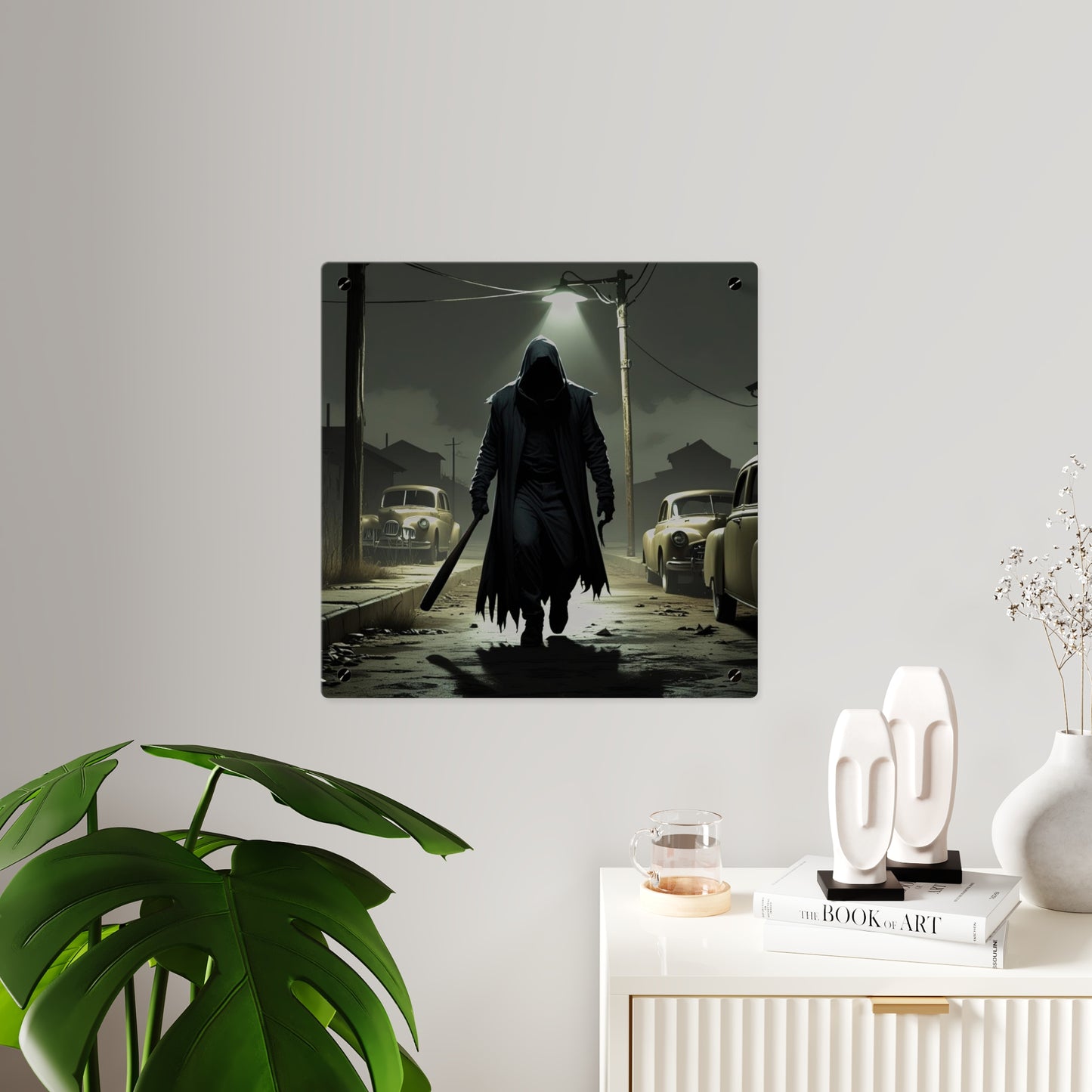 Acrylic Wall Art Panels - Purge Themed Halloween Decor
