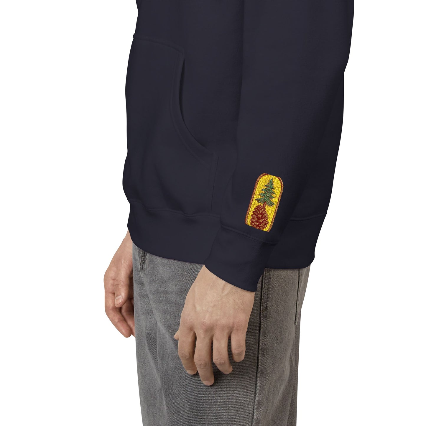 Cozy Rustic Graphic Hoodie - Unisex Fleece Pullover