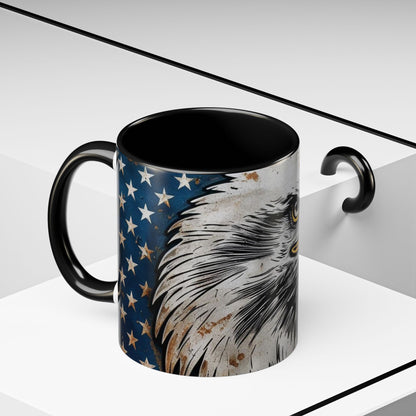Coffee Mug Patriotic Eagle American Memorial Day Cup