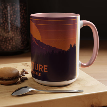 Adventure Coffee Mug - Fueled by Coffee