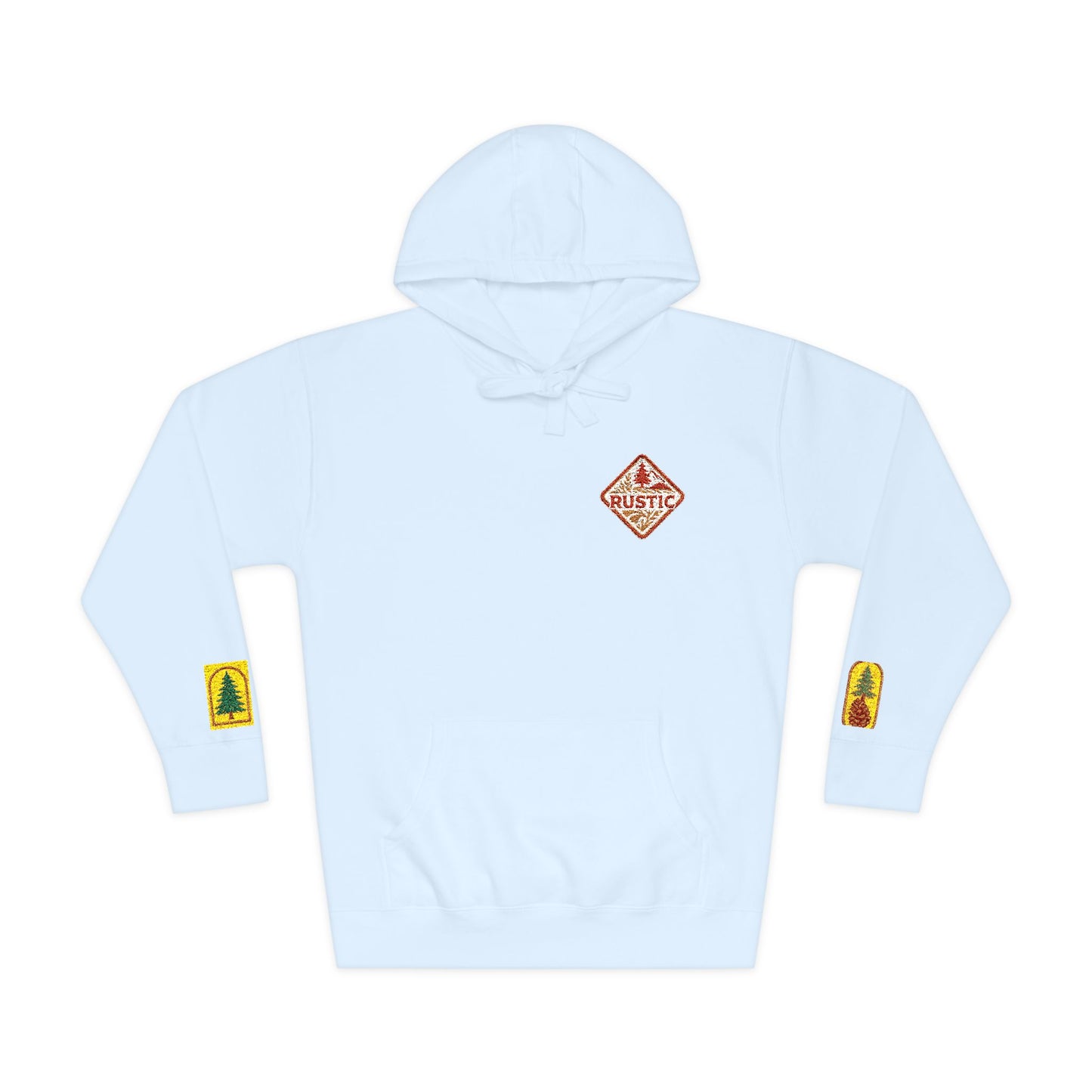 Cozy Rustic Graphic Hoodie - Unisex Fleece Pullover