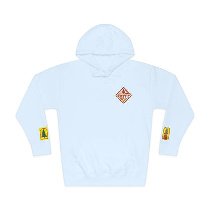 Cozy Rustic Graphic Hoodie - Unisex Fleece Pullover