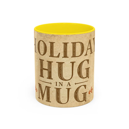 Rustic Holiday Hug Coffee Mug