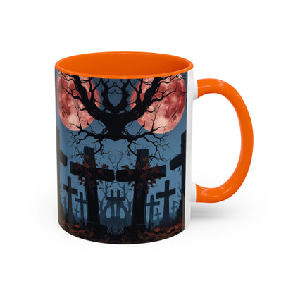 Coffee Mug - Gothic Cemetery | Spooky Halloween Decor, Nightmare Gift