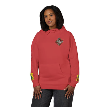 Cozy Rustic Graphic Hoodie - Unisex Fleece Pullover