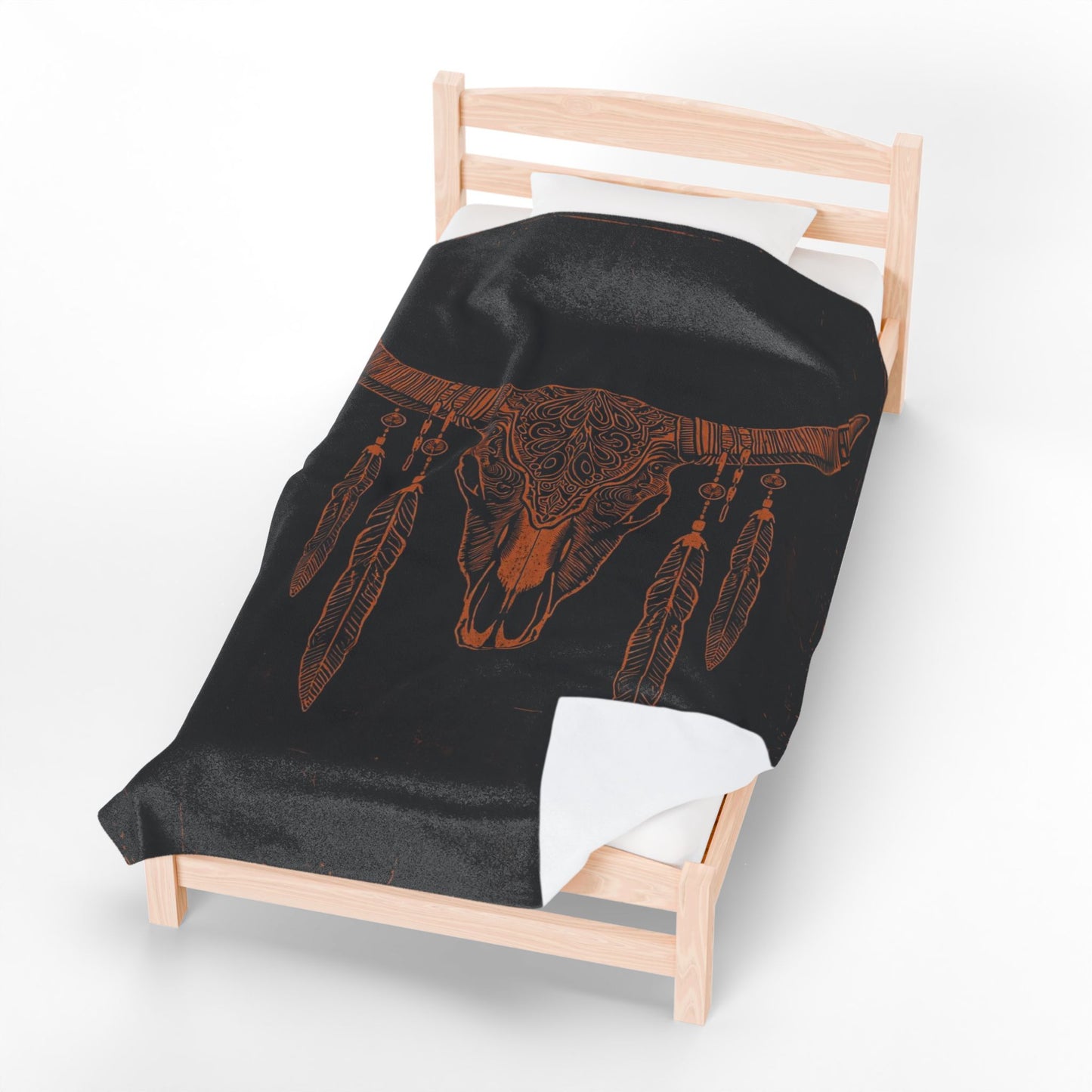 Boho Chic Velveteen Plush Blanket