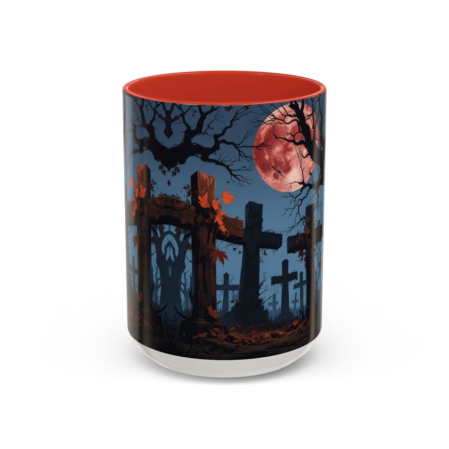 Coffee Mug - Gothic Cemetery | Spooky Halloween Decor, Nightmare Gift