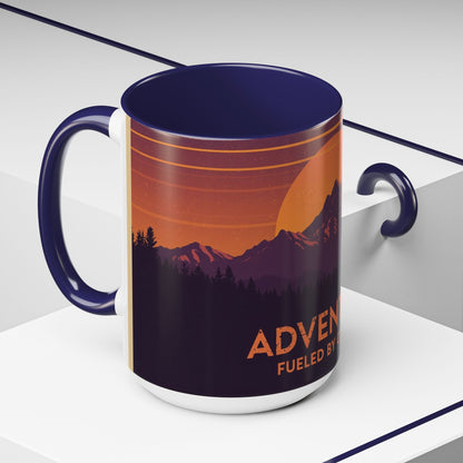 Adventure Coffee Mug - Fueled by Coffee