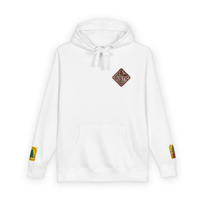 Cozy Rustic Graphic Hoodie - Unisex Fleece Pullover