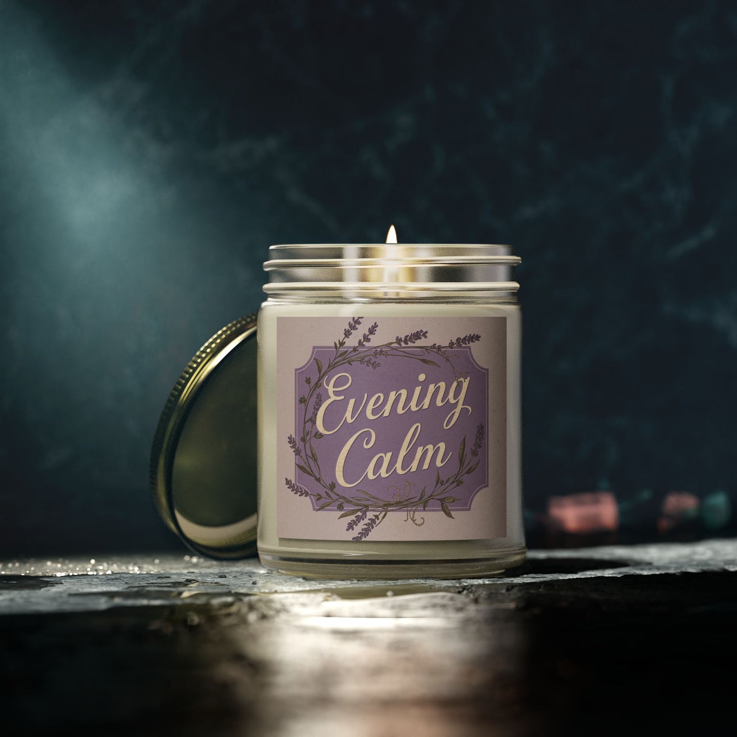 Relaxing Evening Calm - Coconut Apricot Wax Scented Candle