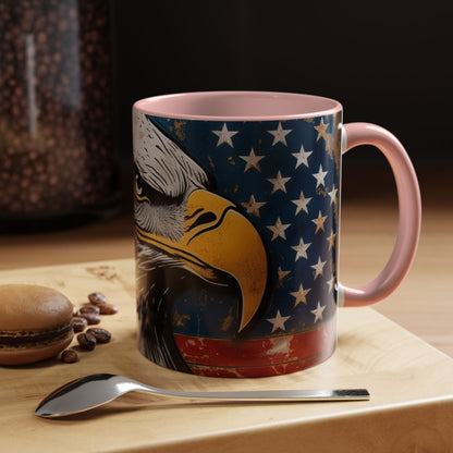 Coffee Mug Patriotic Eagle American Memorial Day Cup