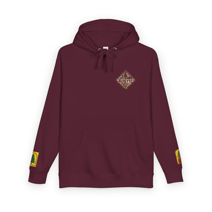 Cozy Rustic Graphic Hoodie - Unisex Fleece Pullover