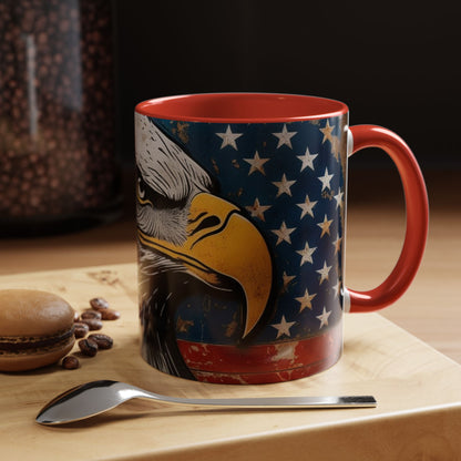Coffee Mug Patriotic Eagle American Memorial Day Cup