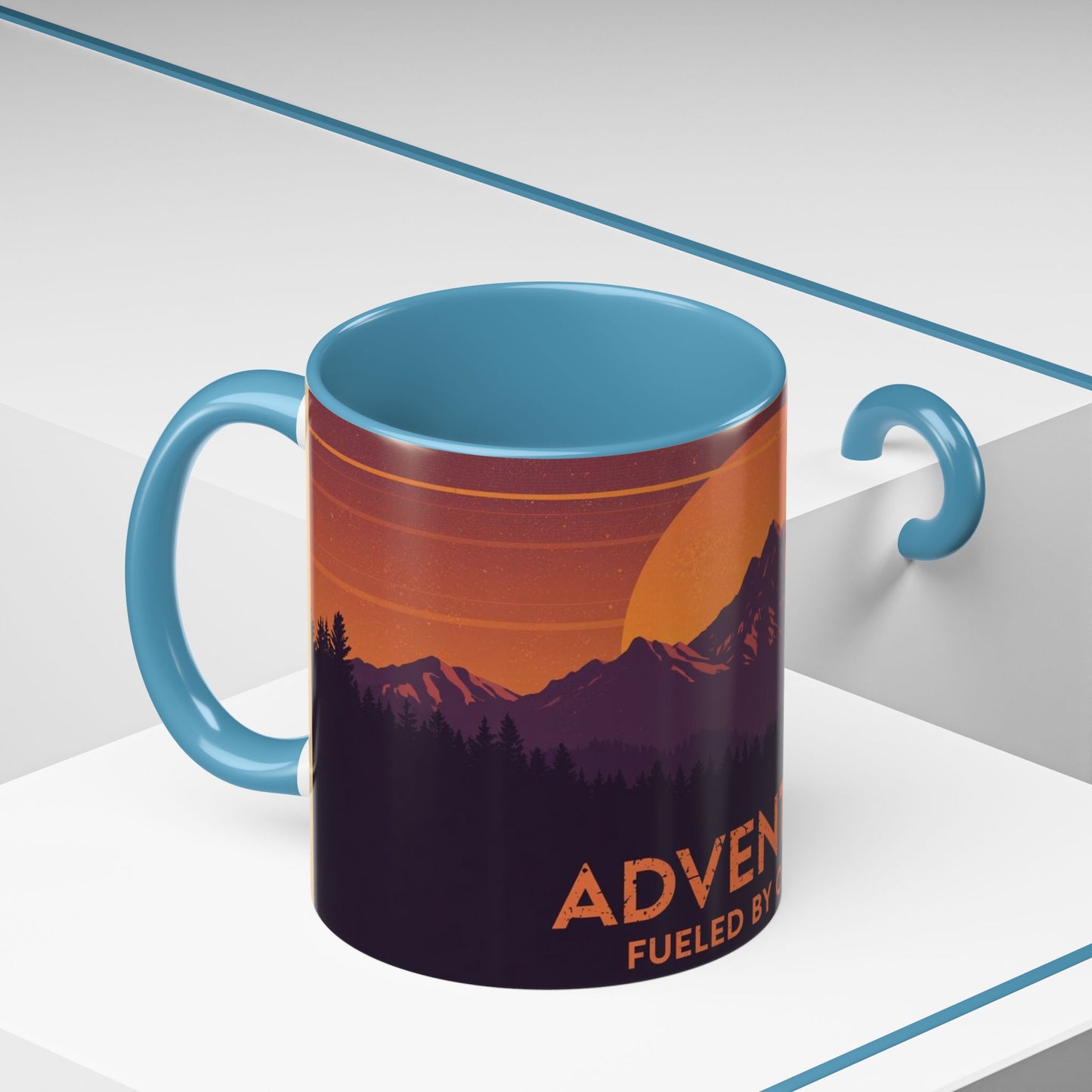 Adventure Coffee Mug - Fueled by Coffee