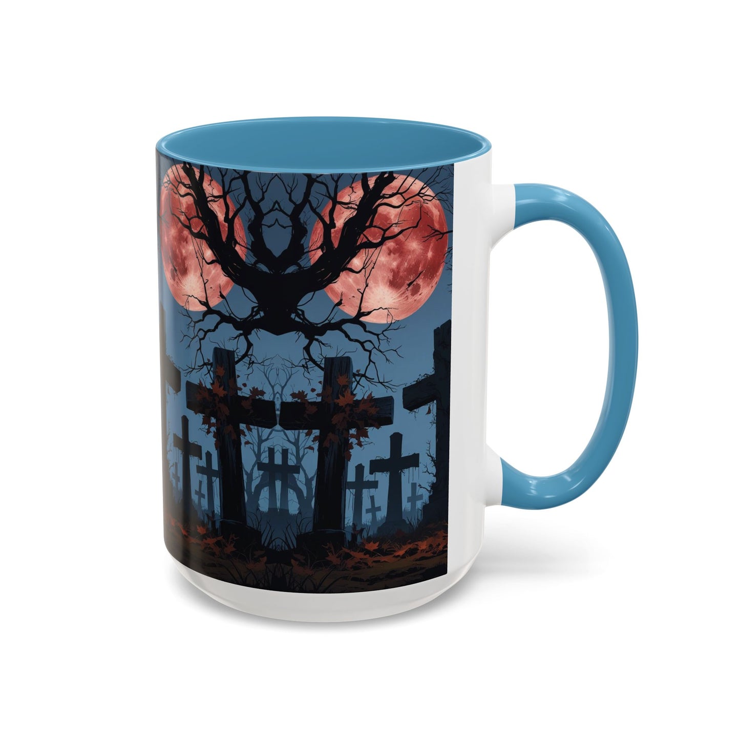 Coffee Mug - Gothic Cemetery | Spooky Halloween Decor, Nightmare Gift