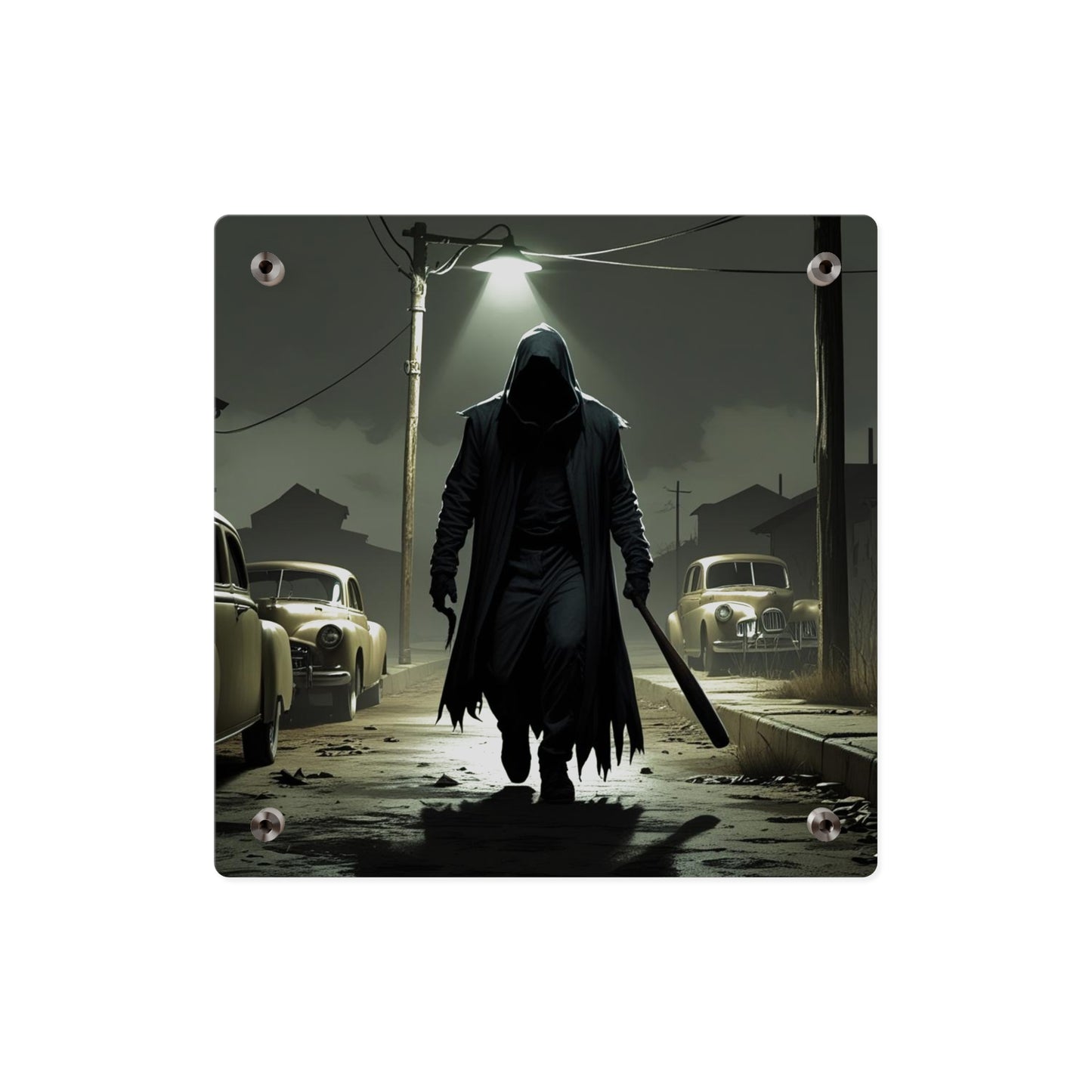 Acrylic Wall Art Panels - Purge Themed Halloween Decor