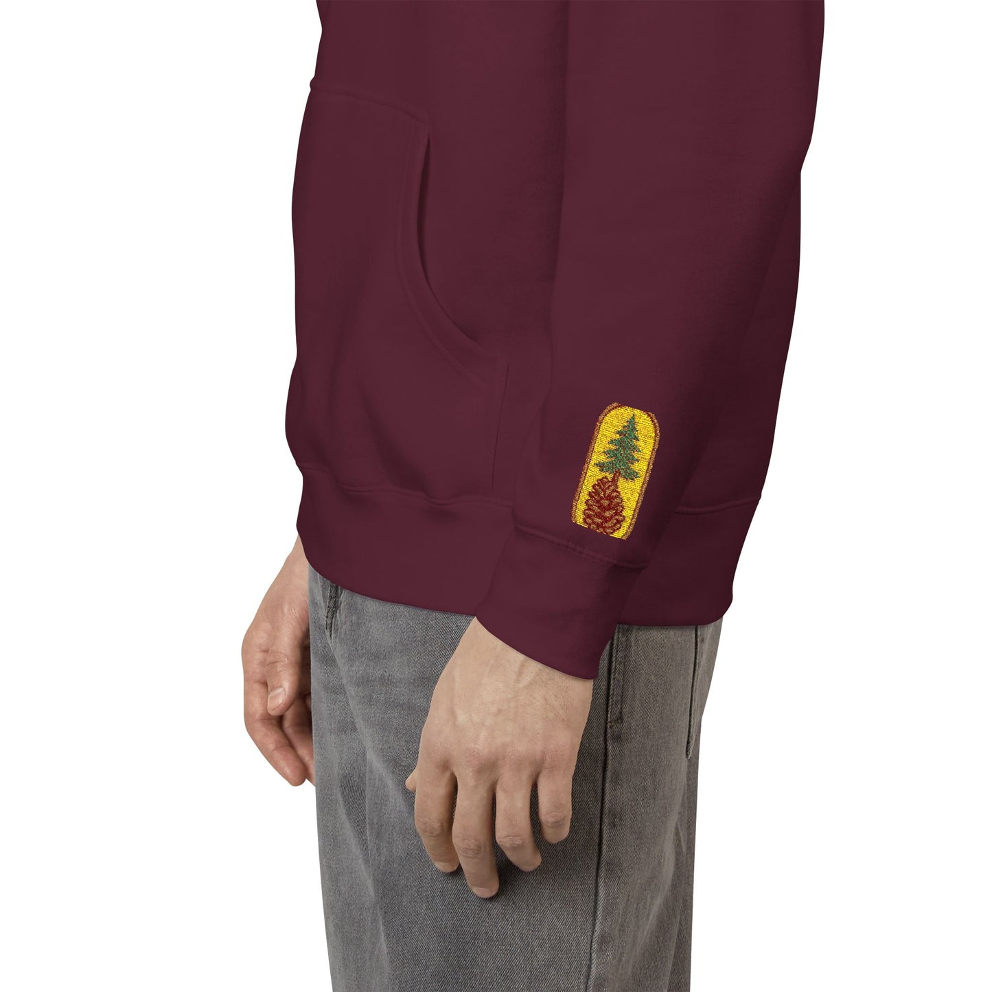 Cozy Rustic Graphic Hoodie - Unisex Fleece Pullover
