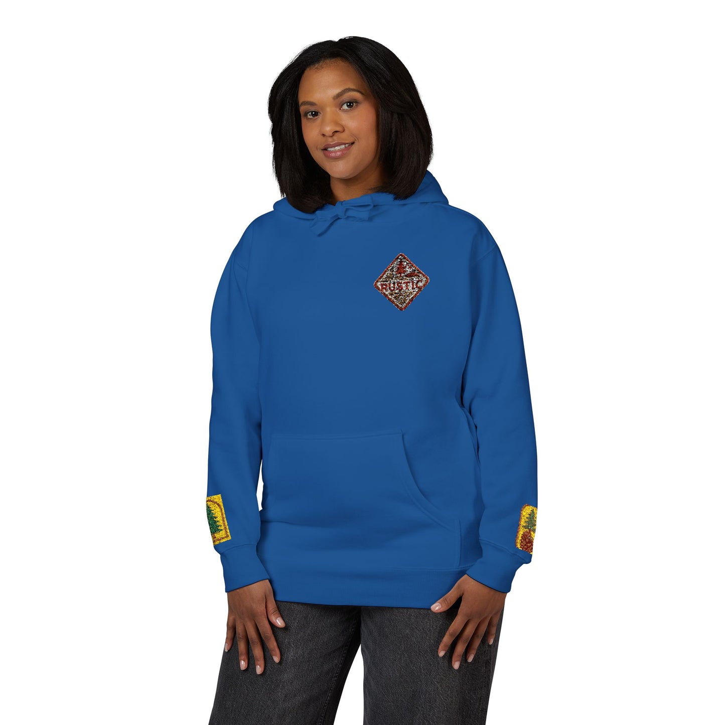 Cozy Rustic Graphic Hoodie - Unisex Fleece Pullover