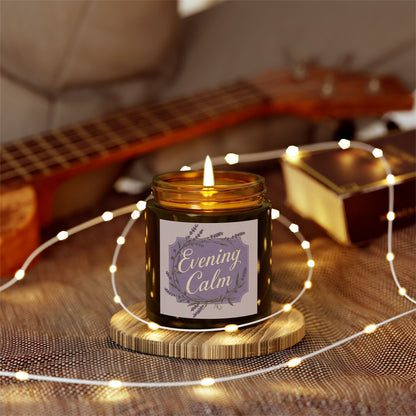 Relaxing Evening Calm - Coconut Apricot Wax Scented Candle