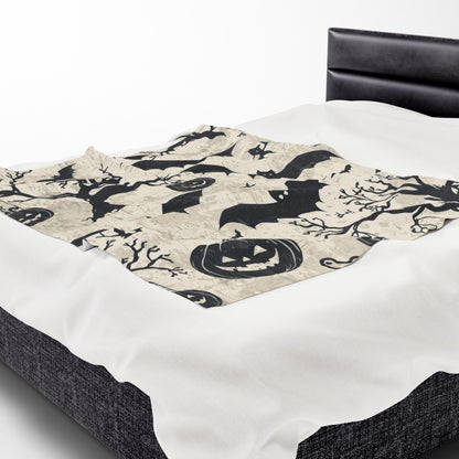 Halloween Velveteen Plush Blanket