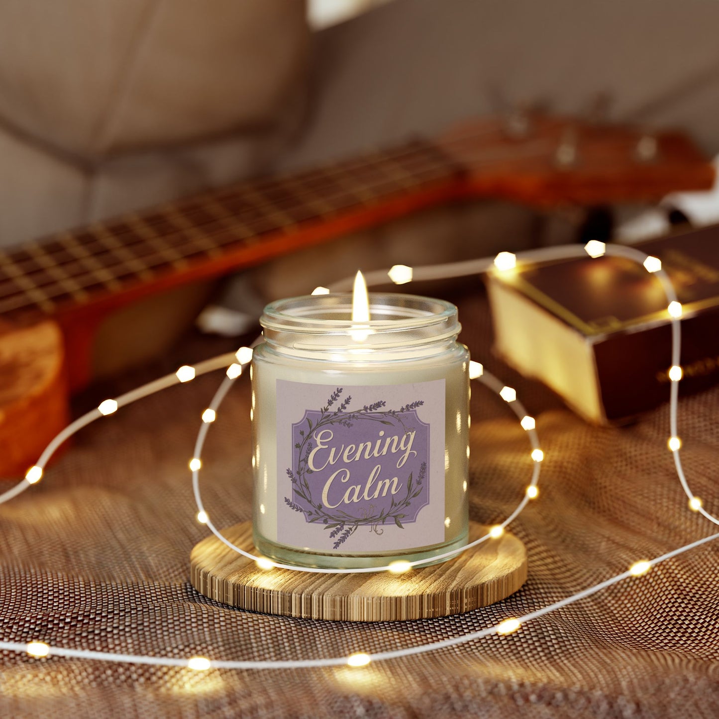 Relaxing Evening Calm - Coconut Apricot Wax Scented Candle