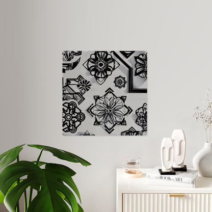 Elegant Rustic Floral Acrylic Wall Art Panels