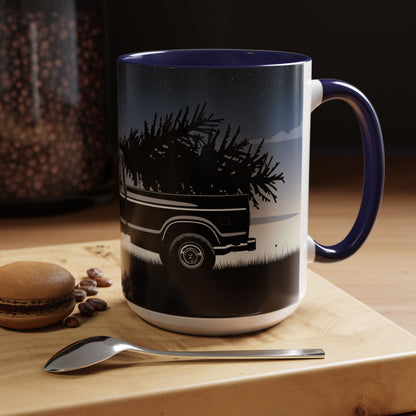 Coffee Mug - Rustic Pickup Truck Vintage Nature Lover Camping Cup
