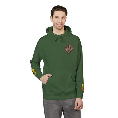Cozy Rustic Graphic Hoodie - Unisex Fleece Pullover