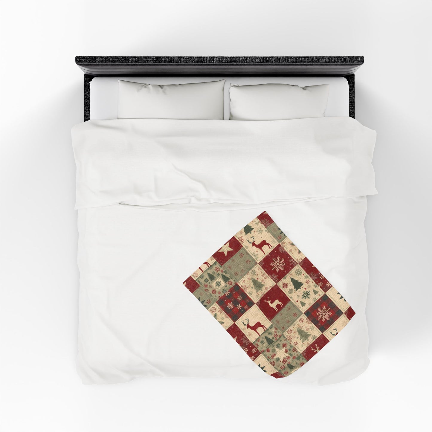 Cozy Holiday Velveteen Plush Blanket